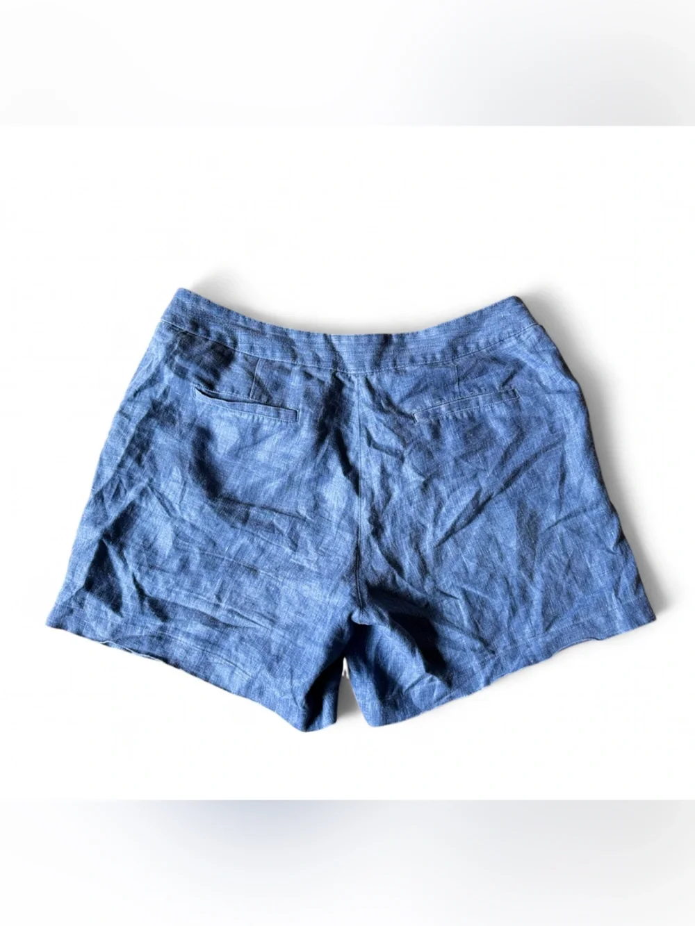 Tommy Bahama Blue Linen Shorts women’s Size 10